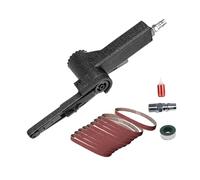 Sharplace Levigatrice a Nastro Pneumatica, Utensile per Legno E Metallo, Lucidatrice a Rullo, Levigatrice a Nastro Abrasivo Da 1 Cm X 33 Cm per