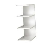Sharplace Libreria Da Scrivania Organizzatore a 3 Livelli Scaffale Espositivo Leggero in Ferro Robusto Adatto per E Camera Da Letto, Bianco