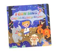 Sharplace Libro Sonoro Interattivo, Filastrocche in Inglese, Regali di Natale, Libro Sonoro di Canzoni in Inglese, Libri di Musica per Ragazzi E Ragazze