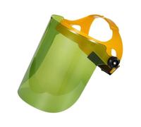 Sharplace Maschera protettiva per il viso con fascia regolabile, leggera, trasparente e traspirante, in policarbonato, ideale per saldatura, lavori di