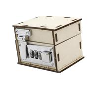 Sharplace Materiale per Realizzare Una Cassetta di Fai da Te, sussidi didattici, Regalo, Kit di Montaggio per Cassetta di in Legno Durevole, Piccolo