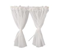 Sharplace Mini Tenda per Finestra in 1/12, Tenda in Miniatura per Camera da Letto di Casa delle Bambole, Accessorio per Tiny House, Fai da Te, Micro, Grande