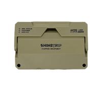 Sharplace Mini Torcia LED Portatile Impermeabile da Esterno con Angolo Regolabile, Lanterna da Campeggio per Picnic, Emergenza, Escursionismo, Giardino, Verde