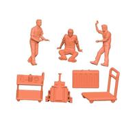 Sharplace Miniature di Persone, Statuette, riparatori, Miniature, Scene, paesaggi, Layout, Ornamenti, Piccole Statue, Accessori Fai da Te, minuscoli, Altezza 2 Cm