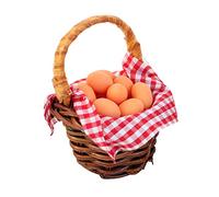 Sharplace Modellini in Miniatura di Cestini per Uova per Case delle Bambole in 1:12 - Perfetti per I Collezionisti, Uovo