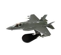 Sharplace Modello di Aereo da Caccia F-35A pressofuso in 1:72 con Base da Collezione, Modello di Aereo da Attacco, per Ufficio e Soggiorno