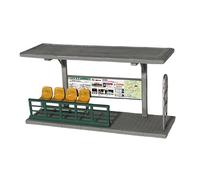 Sharplace Modello di dell'autobus in 1/64, Scena architettonica, Layout di Strada Cittadina, Giocattolo educativo Fai da Te per Decorazioni