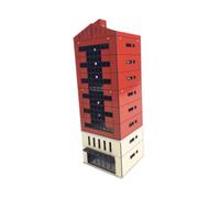 Sharplace Modello di Edificio Urbano, Decorazione Micro-Paesaggio, Modello di Scena in Miniatura Compatto da Collezione, Accessorio Decorativo, Style B