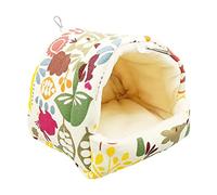 Sharplace Nido per Uccelli Casetta Sospesa Amaca Invernale Grotta per Dormire in Peluche Addensato per Un Riposo Sicuro Adatto per Parrocchetti Inseparabili E, 15 cm x 15 cm x 14,5 cm