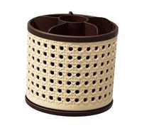 Sharplace Organizzazione matite, portapenne, portapenne per il trucco, contenitore per pennelli da trucco per pennelli per unghie, spazzolini da denti, Marrone