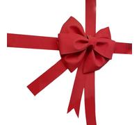 Sharplace Pacchetto di Materiali Fai Da Te per Fiocchi Giganti, Ornamento Decorativo per Sfondo per Cerimonia di Fidanzamento, Ingresso, Regalo Enorme, Rosso scuro