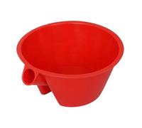Sharplace Paletta per annaffiare Il Giardino, Cucchiaio da Bagno, Secchio per Attrezzi da Giardino, mestolo per Acqua per Uso Domestico all'aperto, Rosso