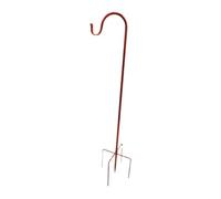 Sharplace Palo per Mangiatoia per Uccelli Multiuso con Gancio da Pastore, Facile da Installare, Base a 5 Punte, da Appendere al Giardino O al Prato, Altezza 120 Cm