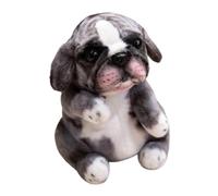 Sharplace Peluche a Forma di Cane da 20 Cm per Divano, Realistico E Adorabile, Ideale Come Decorazione, Regalo per Adulti, Ragazzi E Ragazze, Grigio