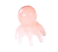 Sharplace Pettine per massaggio a polpo Strumento per i meridiani Strumento per punti di agopressione Massaggio alla testa e al cuoio capelluto per spalle, Rosa