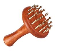 Sharplace Pettine per massaggio in legno portatile, leggero, multifunzione, per massaggio del cuoio capelluto, spazzola per in legno per tutto il corpo e le