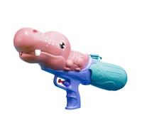 Sharplace Pistola Ad Acqua per Esterni, capacità, 500 Ml, Leggera, Divertente, con Due Fori per Giardino E Patio, Ippopotamo Rosa