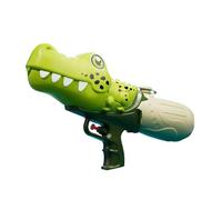 Sharplace Pistola Ad Acqua per Esterni, capacità, 500 Ml, Leggera, Divertente, con Due Fori per Giardino E Patio, Dinosauro Verde