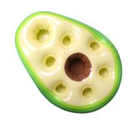 Sharplace Portabevande Galleggiante Tavolo da Bar Fluttuante Vassoio Gonfiabile Supporto per Cibo E Portabottiglie Design Stabile per Rilassarsi in Piscina E F, Avocado