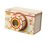 Sharplace Progetto di Stelo per Macchina Fotografica Stenopeica per Studenti, Costruzione in Legno da 4,7x3,2x3 Pollici