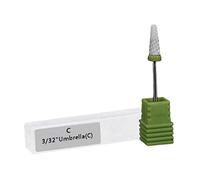 Sharplace Punta Da Trapano per Unghie Resistente Punta a Forma Testa Abrasiva Elettrica - C