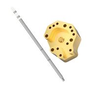 Sharplace Punta per saldatore joystick con adattatore in rame, robusta e adatta per appassionati di videogiochi, per una rapida dissaldatura e sostituzione, T12