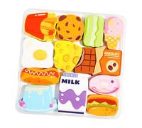 Sharplace Puzzle in Legno, Giocattolo Elegante per Sviluppare Le capacità Motorie, Arredamento per La Casa, Tema Alimentare