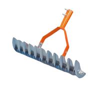 Sharplace Rastrello per Prato per Staccare, Pulizia del Terreno, Strumento per La Cura del Prato, Rastrello Scarificatore per Giardino, Senza Asta