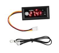 Sharplace Regolatore di Velocità Ventola PWM con Display Digitale per Controllo Temperatura CPU Modulo DC 12V 3A 4 Fili Ventilatore PC Case Adatto per Sistemi, Set B