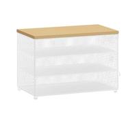 Sharplace Rete per coprire alimenti, per barbecue e picnic, protezione per piatti e ciotole, Bianco 48cmx26cmx31cm