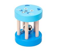 Sharplace Rullo per Neonati, Sonaglio, Giocattolo a Rullo per Bambini con Campanellino per Neonati dai 6 Ai 12 Mesi, Regalo di Compleanno per L'Allattamento, Blu