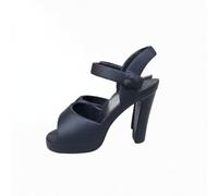 Sharplace Sandali Bambola Tacchi Accessori Scarpe Miniatura Materiale Robusto Facili da Utilizzare per Collezionisti Hobbisti Esposizione, Nero, Sandali 1/4