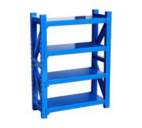 Sharplace Scaffale portaoggetti Multifunzionale per Esposizione in Miniatura di Case delle Bambole, libreria, Ripiani portaoggetti, per Giardino, Balcone, Blu