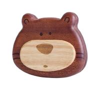 Sharplace Scatola commemorativa per denti da latte, porta-denti in legno, regalo shower, Marrone Scuro, Taglia unica bambino