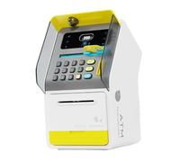 Sharplace Scatola per Il Risparmio ATM con Musica E Luci per Bambini, Giallo, Taglia unica bambino