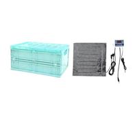 Sharplace Scatola per per Uccelli, Gabbia per pollame, Gabbia per quaglie, incubatrice per Pulcini, Scatola per per criceti, pappagalli e quaglie, Scatola con Cuscinetto Termico