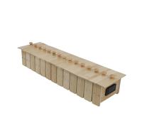 Sharplace Scatola per spinale, porta bruciatore di, massaggio con punti in bambù e acciaio, regali versatili, scatola portatile, Grande