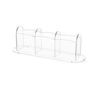 Sharplace Scatola portaoggetti per Carte da Gioco per Bambini, Scatola Porta Carte da Gioco, organizzazione Pratica per Esposizione di Bambini in Acrilico, Tre Scomparti