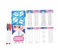 Sharplace Schede didattiche di Matematica per Bambini Schede di Matematica cancellabili a Secco didattiche di per la Classe di Compleanno, Moltiplicazione