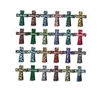 Sharplace Segnalibro Croce con Pagine Fermo Magnetico Versetti Biblici Ispirazione Cristiana Pratico Accessorio Compatto Adatto per Studio Della Bibbia E Decora, Style D