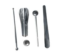 Sharplace Set Da 5 Kit per Sigillatura con Sfere in Acciaio Inossidabile E Palettine per La Rifinitura di Angoli E Contorni Adatto per La Riparazione di Pavimen, 6 pezzi