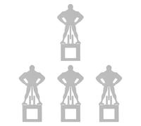 Sharplace Set di 4 Pezzi per Barbecue, Supporto per Hot Dog, griglia per Barbecue, Regalo Divertente, Accessori, Gadget Portatile, Supporto per Salsicce, Senza Dubbio