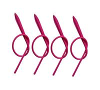 Sharplace Set di 4 Strisce protettive in Silicone per da Sub, Lunghe 68 cm, Ideali per la Guida dell'Acqua e Lo Snorkeling, Rosa