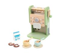 Sharplace Set di Giocattoli per Macchina da caffè in Legno per Bambini, Accessori da Cucina a Manovella per Bambini Piccoli, Educativo, Robusto, Manuale Scorrev