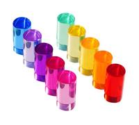 Sharplace Set di Giocattoli Sensoriali con Blocchi Da Costruzione Impilabili, Cilindri in Acrilico Colorati per Bambini E Bambine Dai 3 Ai 6 Anni, Regalo, come descritto, 5 Cm