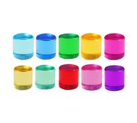 Sharplace Set di Giocattoli Sensoriali con Blocchi Da Costruzione Impilabili, Cilindri in Acrilico Colorati per Bambini E Bambine Dai 3 Ai 6 Anni, Regalo, come descritto, 2.5 Cm