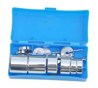 Sharplace Set di Pesi scanalati per esperimenti scientifici educativi 2G 5G 10G 20G 50G 100G 200G Pesi, Massa scanalata per Laboratorio Domestico