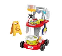 Sharplace Set di Pulizia per Bambini, Giocattolo Spazzatrice per Giochi di Ruolo, Gioco Educativo per La Pulizia Domestica per Bambini E Bambine, Giocattolo per, 20 Pezzi