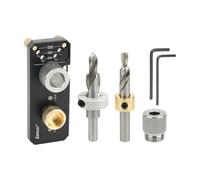 Sharplace Set di Utensili per Trapano per Profili in Alluminio con Punta M6 M8 per Una Punzonatura Precisa