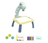 Sharplace Set Proiettore per Disegnare, Lavagna da Disegno, attività Artistiche E Creative per Bambini dai 3 agli 8 Anni, 24 Modelli Scuri